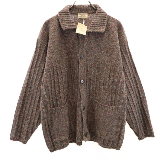 Taylor Ireland Nep Knit Cardigan Brown Size M