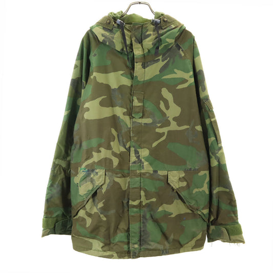 US ARMY 90s GORE-TEX ECWCS Woodland Camo Parka Jacket Size L