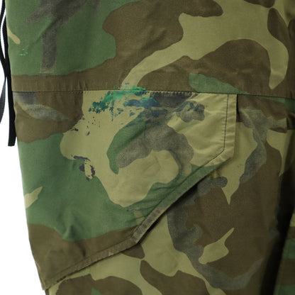 US ARMY 90s GORE-TEX ECWCS Woodland Camo Parka Jacket Size L