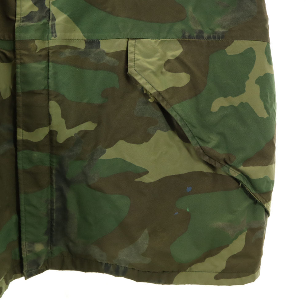 US ARMY 90s GORE-TEX ECWCS Woodland Camo Parka Jacket Size L