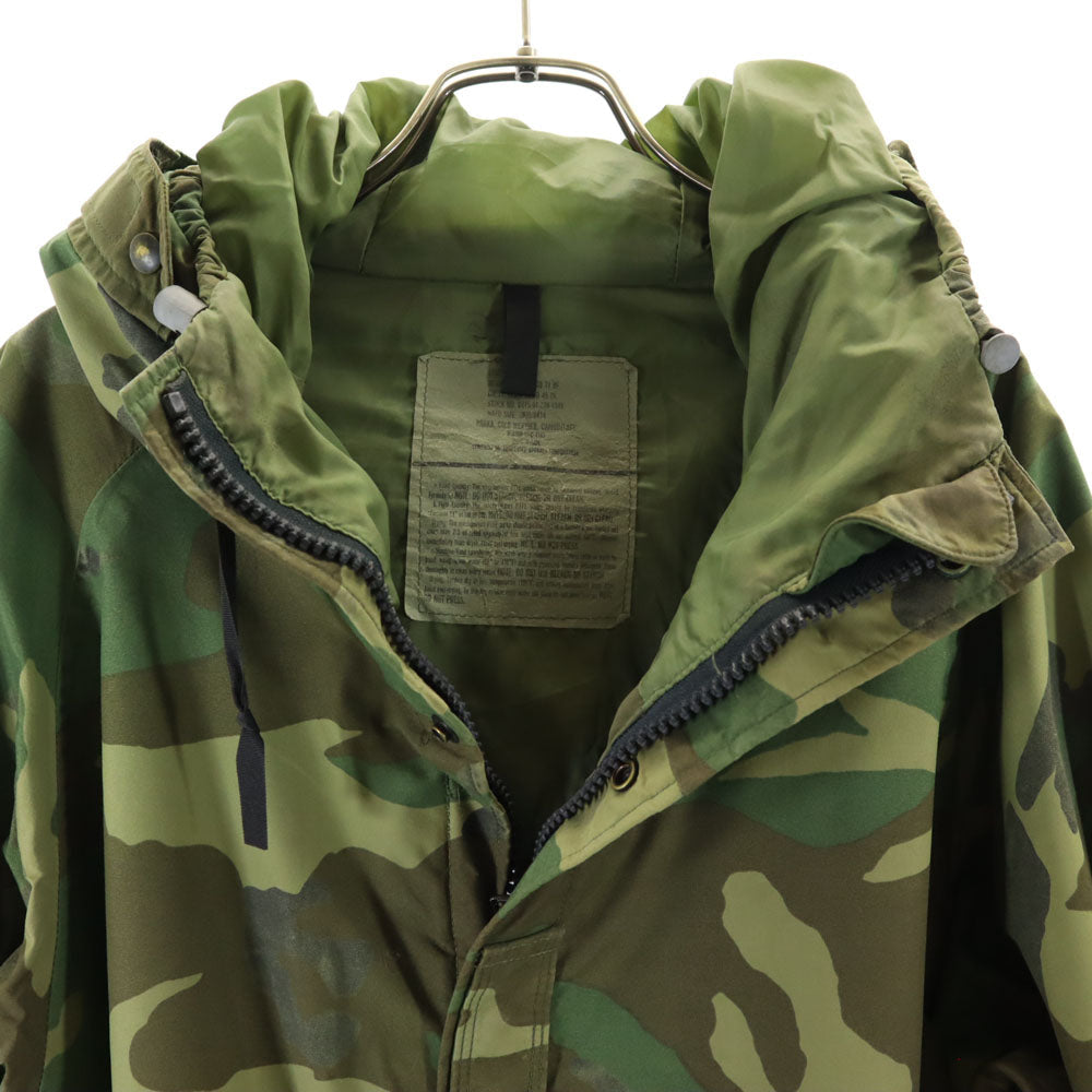 US ARMY 90s GORE-TEX ECWCS Woodland Camo Parka Jacket Size L