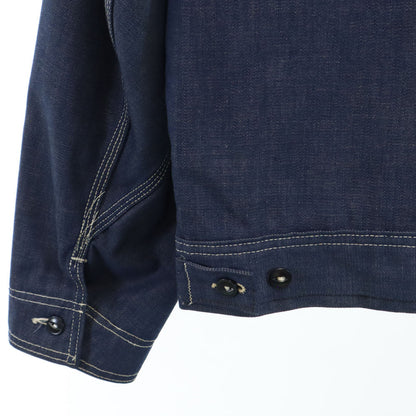 Lee 70s Vintage USA 91B Quilted Lined Jacket Blue