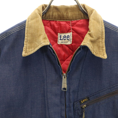 Lee 70s Vintage USA 91B Quilted Lined Jacket Blue