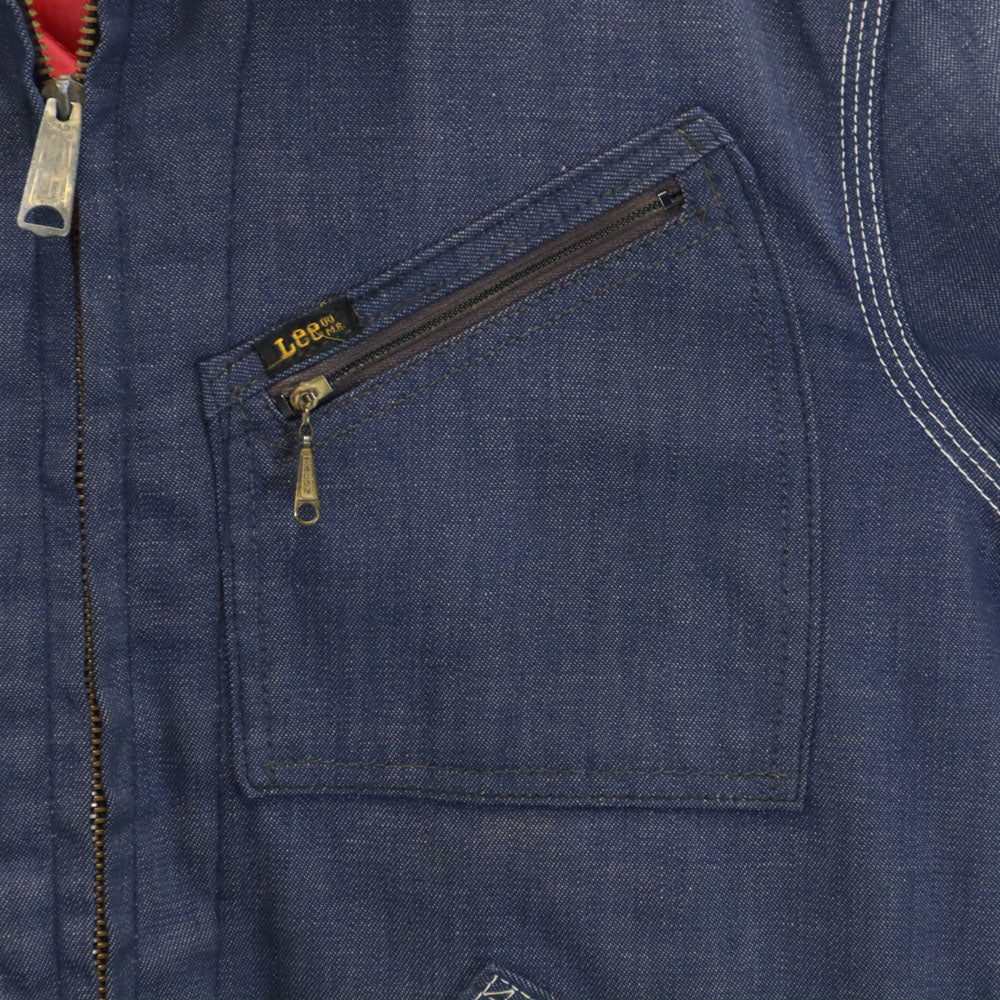 Lee 70s Vintage USA 91B Quilted Lined Jacket Blue