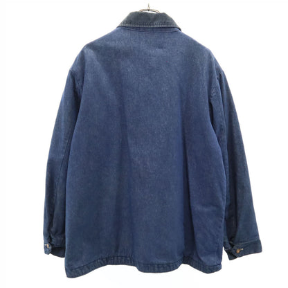 BLUE BELL 60s 70s Vintage Blanket Coverall Indigo Jacket Size 46