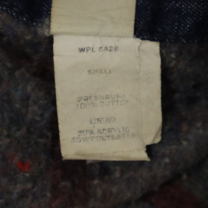 BLUE BELL 60s 70s Vintage Blanket Coverall Indigo Jacket Size 46