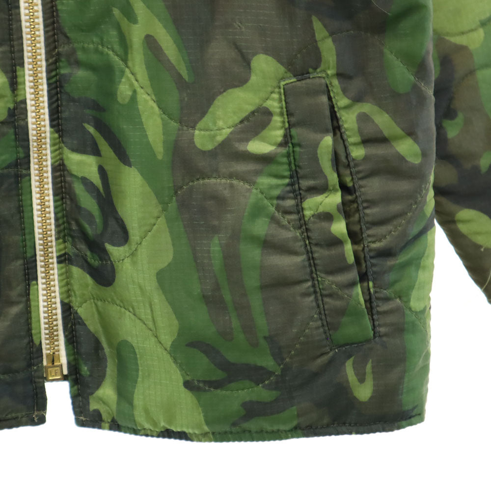 DR ROMANELLI USA Skull Camo Quilted Souvenir Jacket Size S