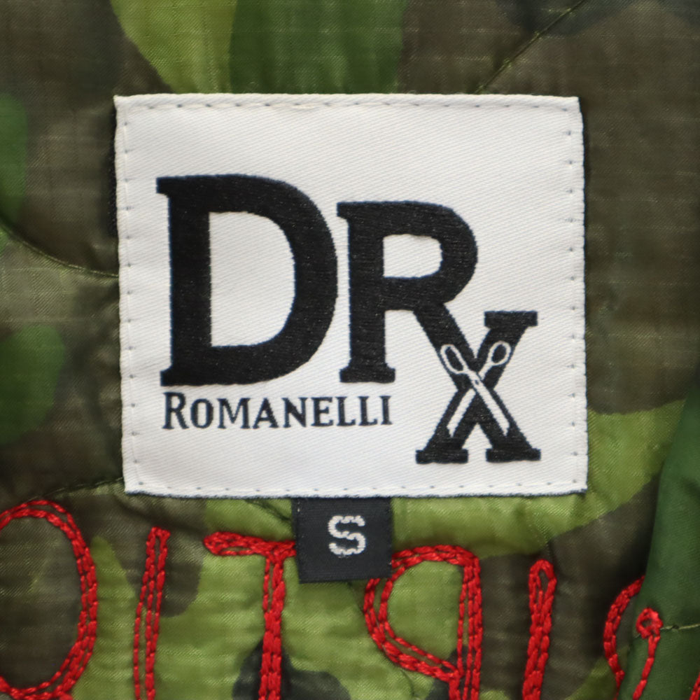 DR ROMANELLI USA Skull Camo Quilted Souvenir Jacket Size S