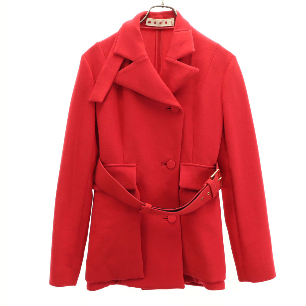MARNI Italian Red Jacket Size 38