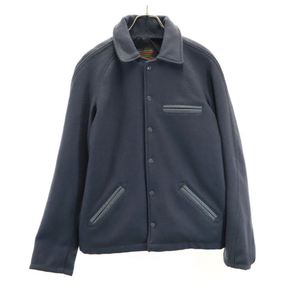 SKOOKUM USA Made Melton Varsity Jacket Charcoal Gray Size 36