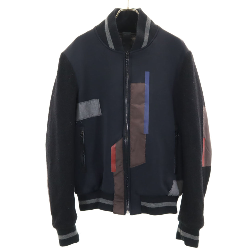 GIAN CARLO ROSSI Padded Varsity Jacket Black Size 50
