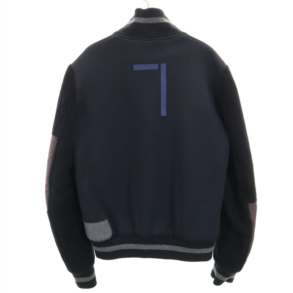 GIAN CARLO ROSSI Padded Varsity Jacket Black Size 50