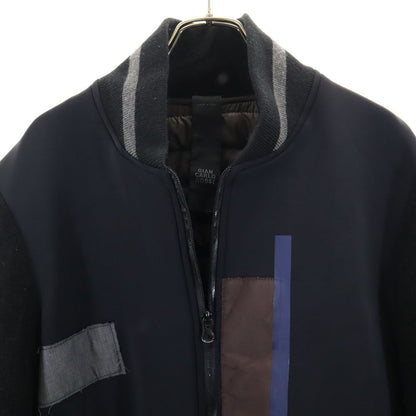 GIAN CARLO ROSSI Padded Varsity Jacket Black Size 50