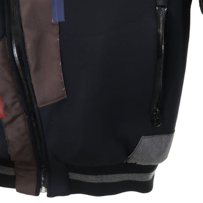 GIAN CARLO ROSSI Padded Varsity Jacket Black Size 50