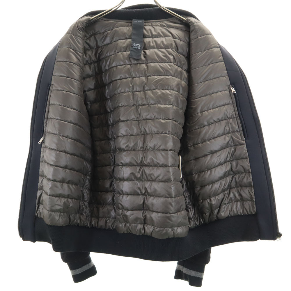 GIAN CARLO ROSSI Padded Varsity Jacket Black Size 50