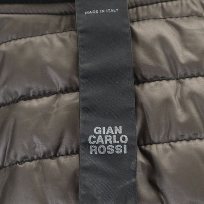 GIAN CARLO ROSSI Padded Varsity Jacket Black Size 50