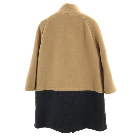COACH 3/4 Sleeve Wool Coat Beige Size S