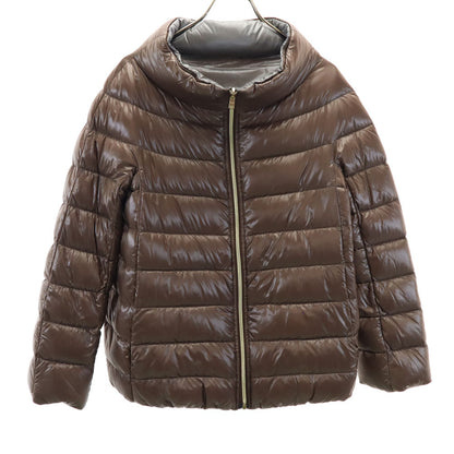 Herno Reversible Down Jacket Brown Size 40