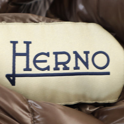 Herno Reversible Down Jacket Brown Size 40