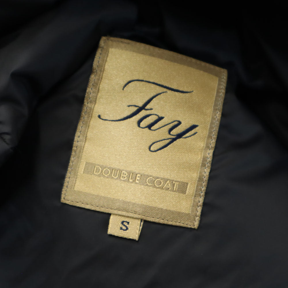 Fay Italian Made Down Jacket Charcoal Black Size S