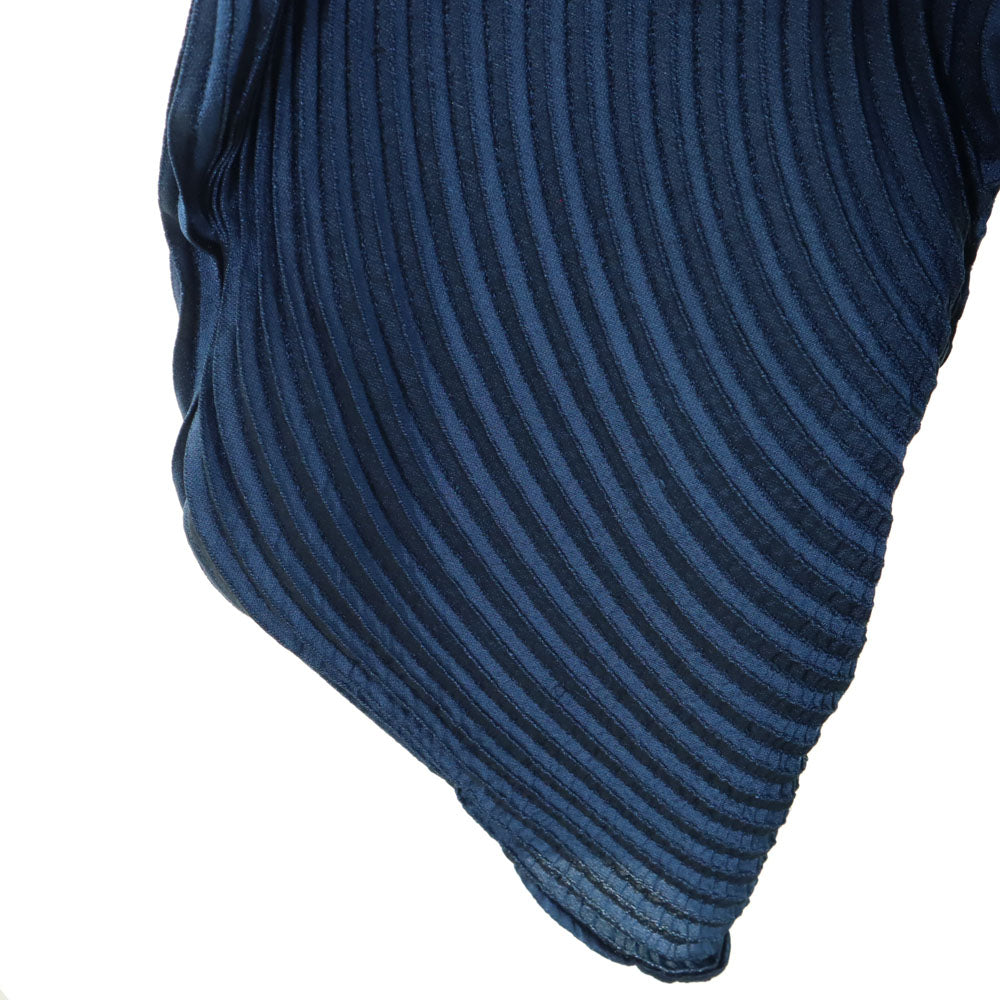 ISSEY MIYAKE 3D Steam Stretch Asymmetric Top Navy Size 2