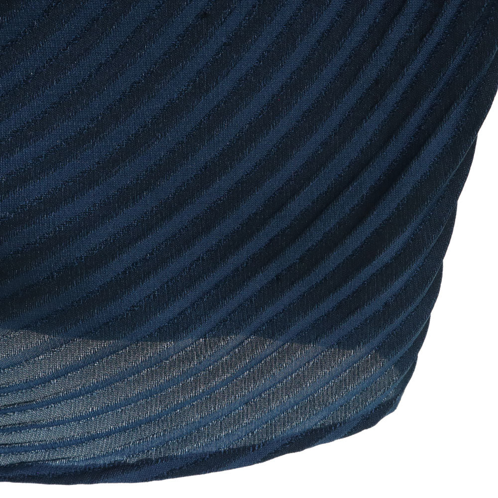 ISSEY MIYAKE 3D Steam Stretch Asymmetric Top Navy Size 2