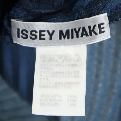 ISSEY MIYAKE 3D Steam Stretch Asymmetric Top Navy Size 2