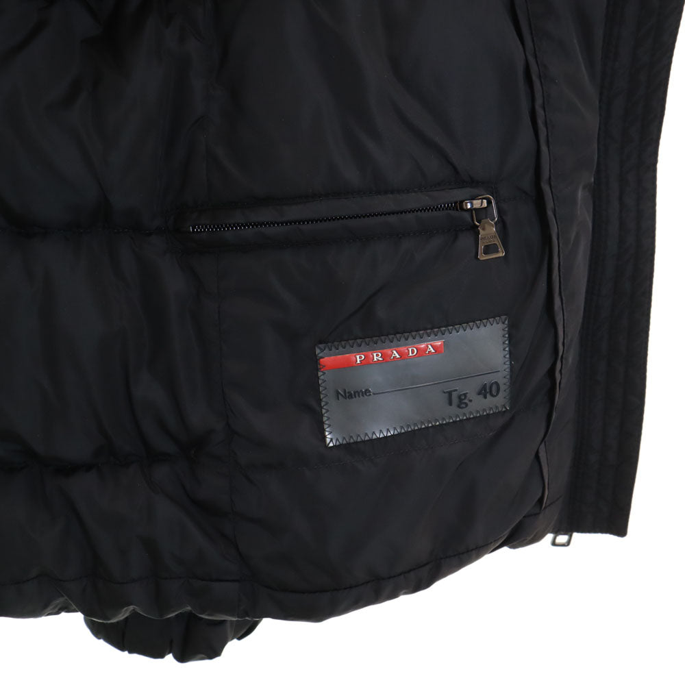 PRADA SPORTS Down Jacket Black Size 40