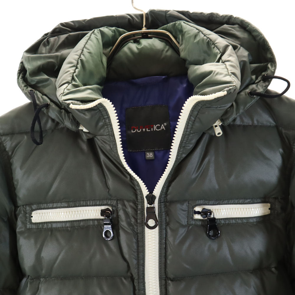 DUVETICA Egeria Down Jacket Olive Size 38