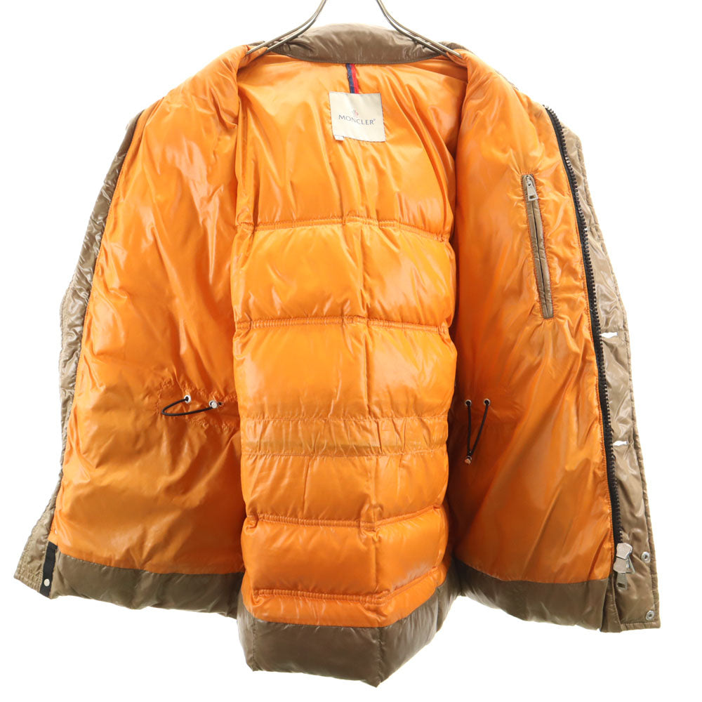 MONCLER Down Jacket Khaki Brown Size 1