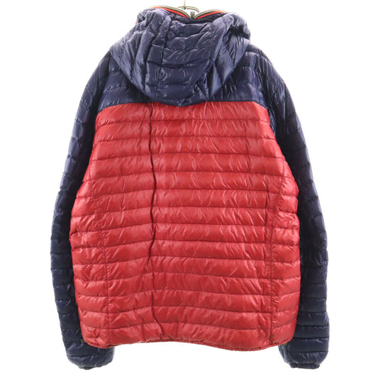 DUVETICA Red Navy Colorblock Down Jacket Size 56