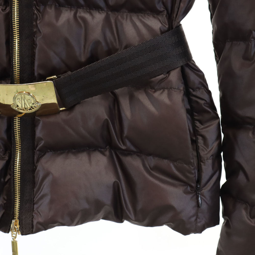 MONCLER ANGERS Down Jacket Brown Size 2