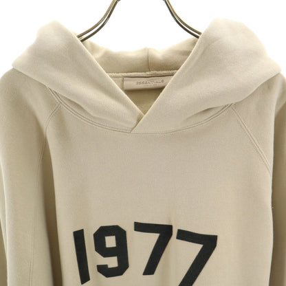 ESSENTIALS Long Sleeve Sweat Hoodie Beige Size XL