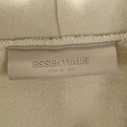 ESSENTIALS Long Sleeve Sweat Hoodie Beige Size XL