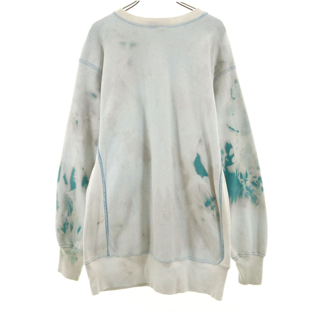 Champion 90s Reverse Weave Bleached Sweatshirt Green Size XL