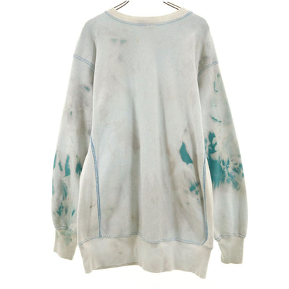 Champion 90s Reverse Weave Bleached Sweatshirt Green Size XL