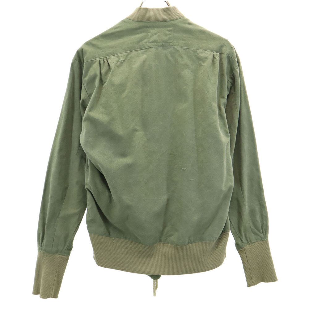 GREG LAUREN USA Made Long Sleeve Zip Jacket Khaki Size 1