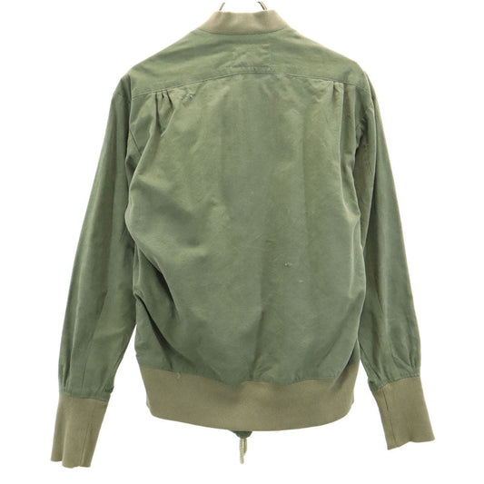 GREG LAUREN USA Made Long Sleeve Zip Jacket Khaki Size 1