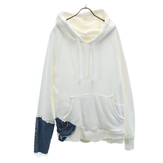 GREG LAUREN USA Made White Hoodie Size 1