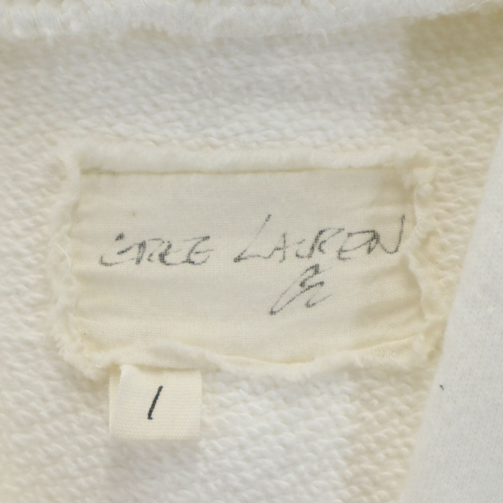 GREG LAUREN USA Made White Hoodie Size 1