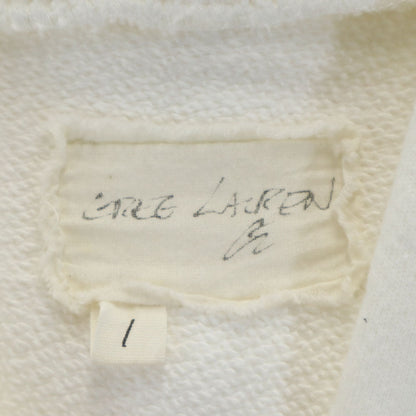 GREG LAUREN USA Made White Hoodie Size 1