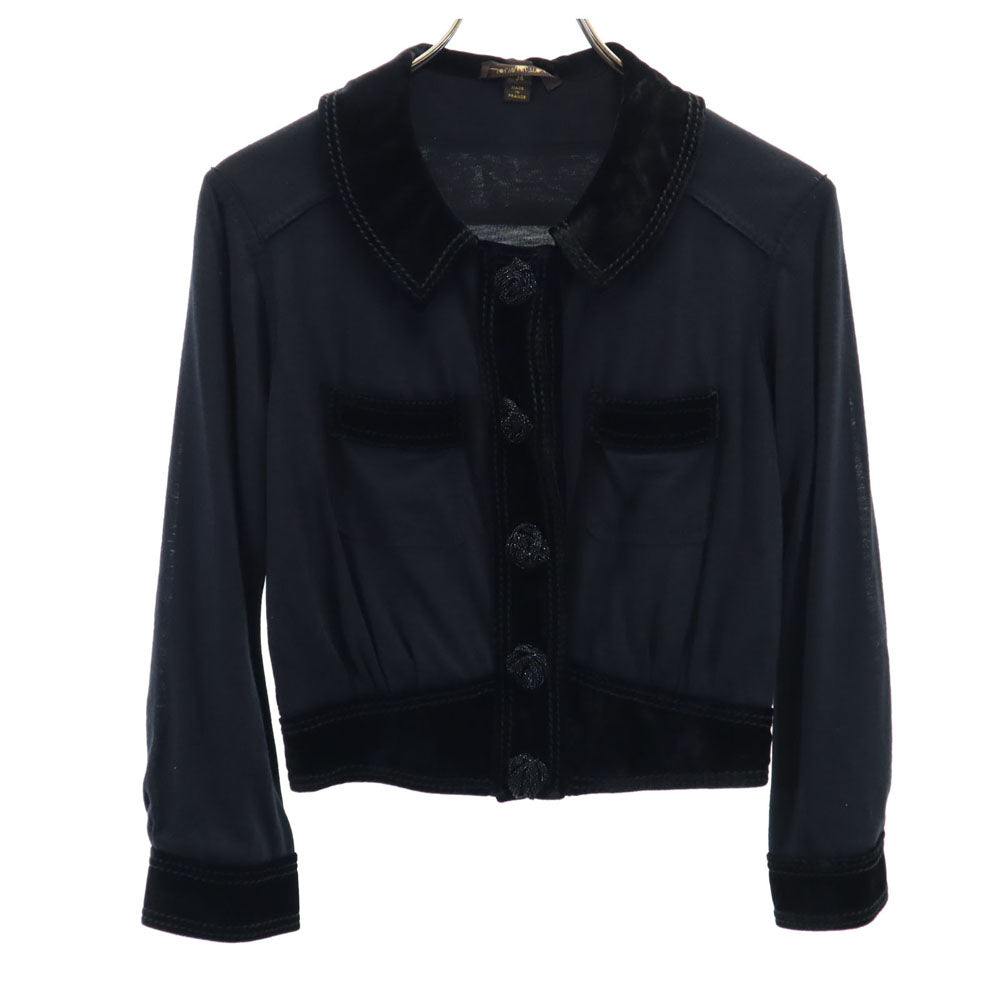 LOUIS VUITTON French Jacket Black Size 34