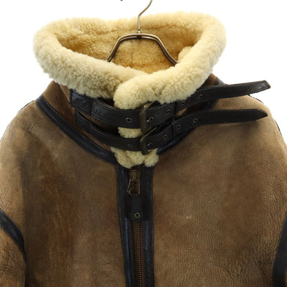 AVIREX USA Made B-3 Shearling Flight Jacket Brown Size 40