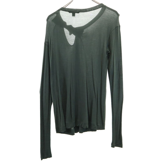LOUIS VUITTON Green Long Sleeve Sweater Size M