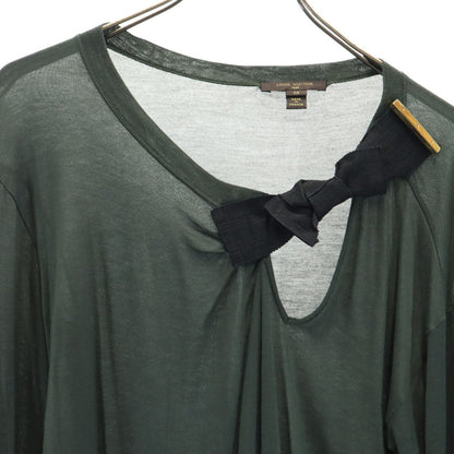 LOUIS VUITTON Green Long Sleeve Sweater Size M