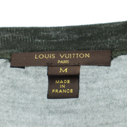 LOUIS VUITTON Green Long Sleeve Sweater Size M