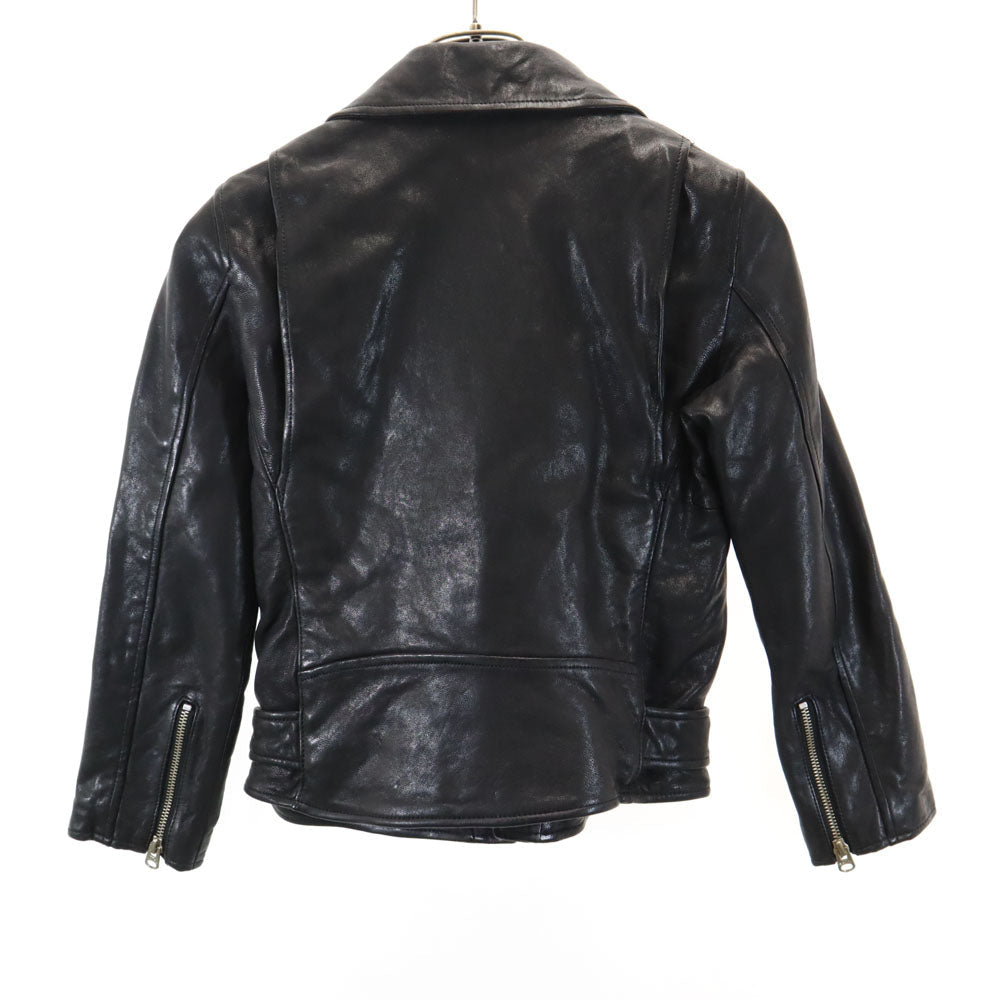 beautiful people Black Double Rider Leather Jacket Size 130
