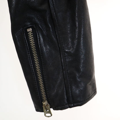 beautiful people Black Double Rider Leather Jacket Size 130