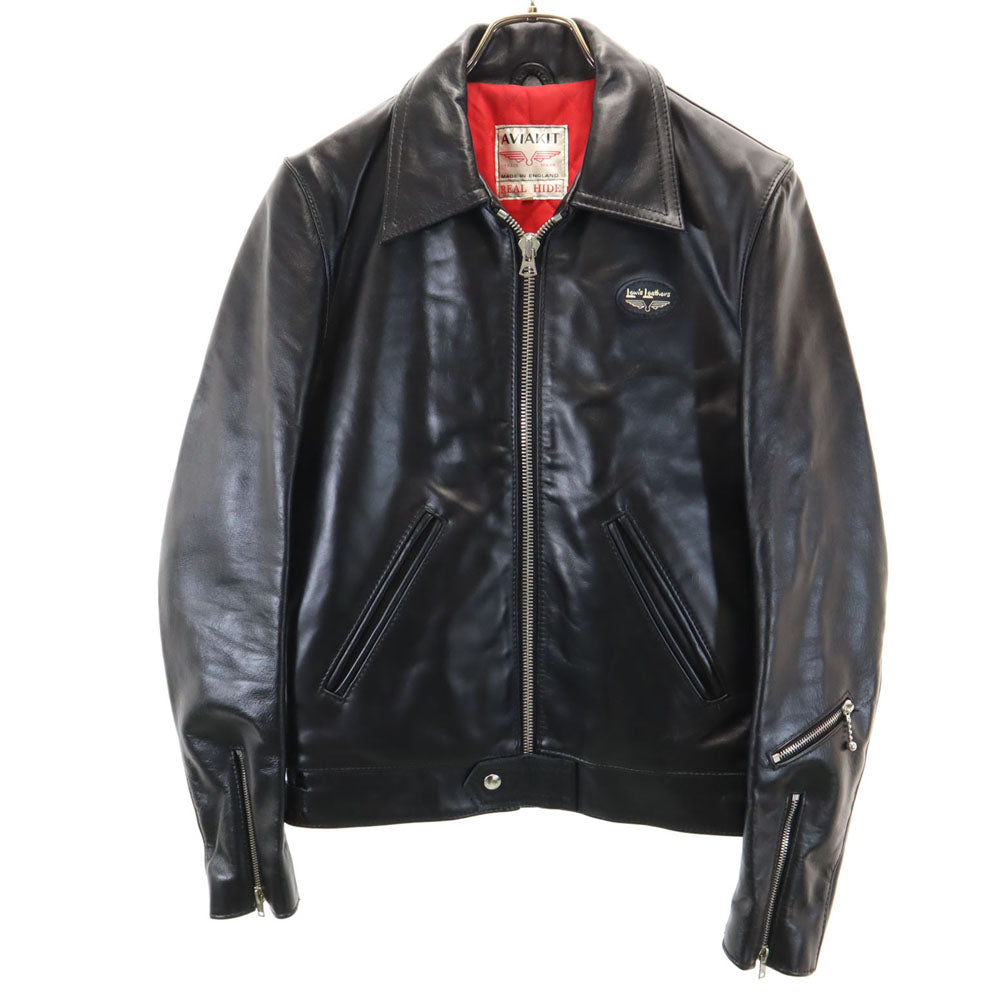 Lewis Leathers English Dominator Rider Jacket Black Size 34