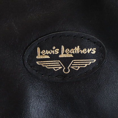 Lewis Leathers English Dominator Rider Jacket Black Size 34